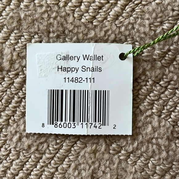 Vera Bradley Gallery Wallet in Happy Snails Print - Picture 5 of 5